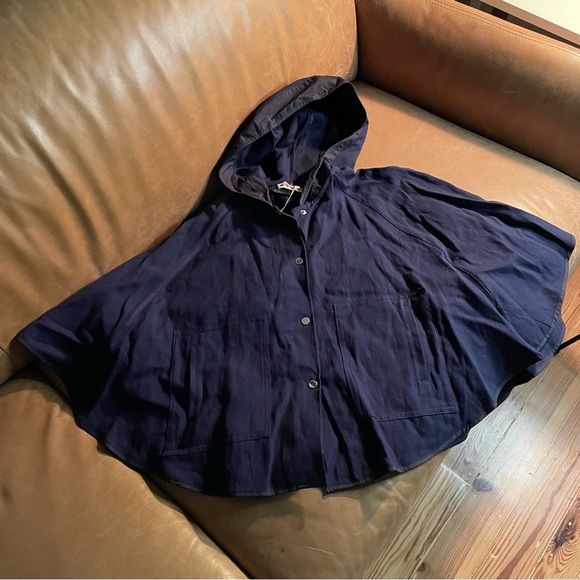 NWT Marni cape top jacket poncho Italy luxe designer cotton linen - Picture 5 of 15